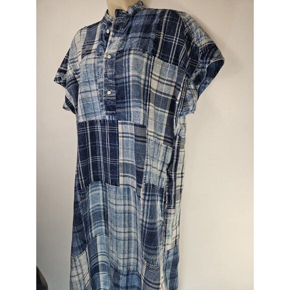 POLO DENIM & SUPPLY RALPH LAUREN Womens SZ 6  Long Henley Dress Lagenlook - Picture 3 of 10